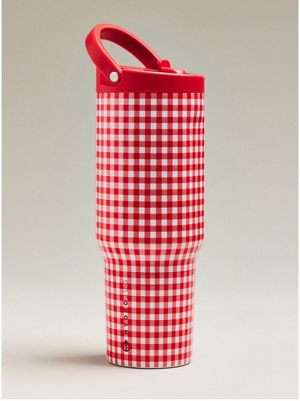 Hydrojug x Anthropologie “picnic” Red Gingham 32 oz sport tumbler